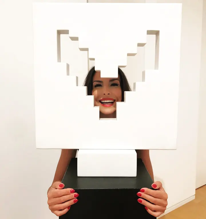Heinz Mack untitled 2015 — #SelfieadArte di Clelia Patella