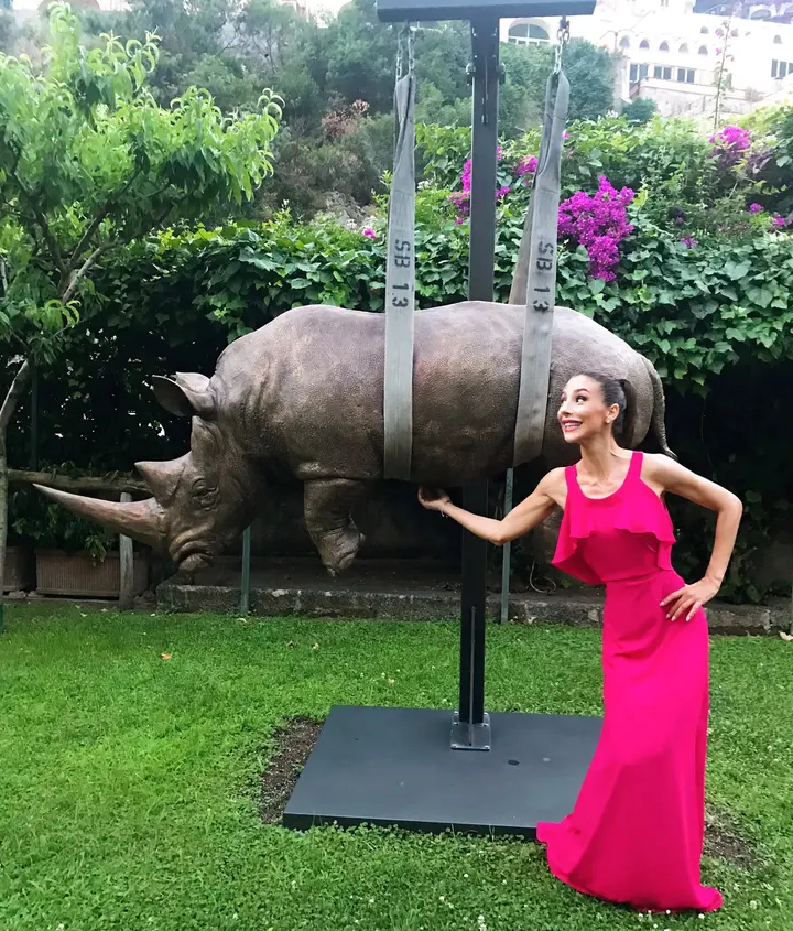 Stefano Bombardierisculptor - Il peso del tempo sospeso/Rinoceronte — #SelfieadArte di Clelia Patella