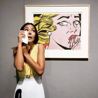 Pianto un quadro (Roy Lichtenstein - Crying Girl, 1963)