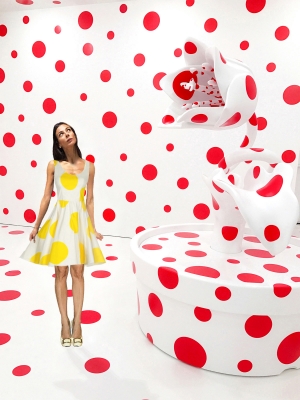 Avec tout mon amour pour le pois (Yayoi Kusama - With All My Love for the Tulips, I Pray Forever - 2011)