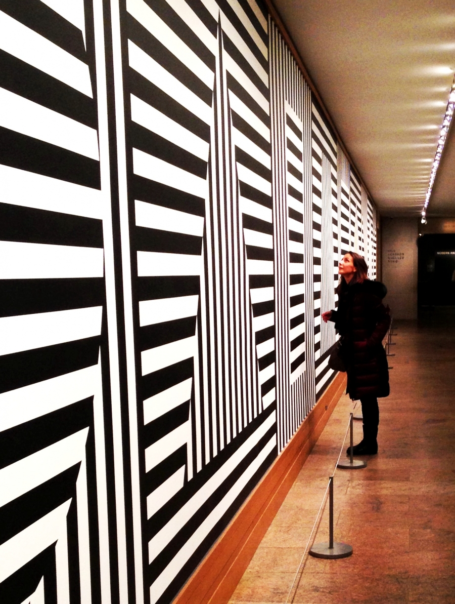 Star and stripes (Sol Lewitt, Wall Drawing #370)
