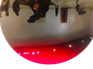 Upside Down (Anish Kapoor, Mirror - Black to Red)