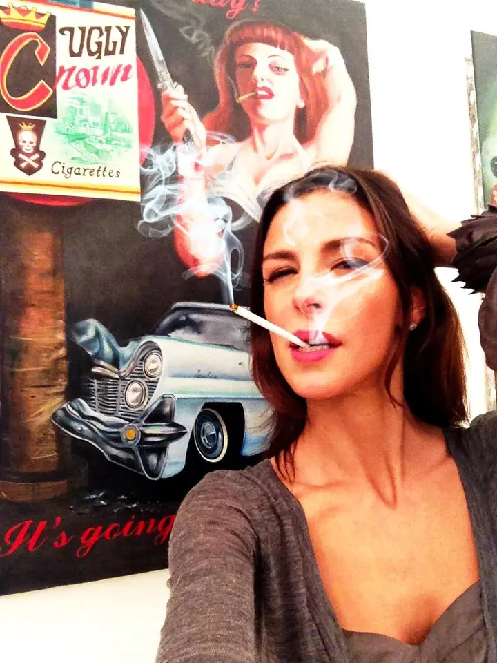 Sara Ray, Black Tar Day — #SelfieadArte di Clelia Patella