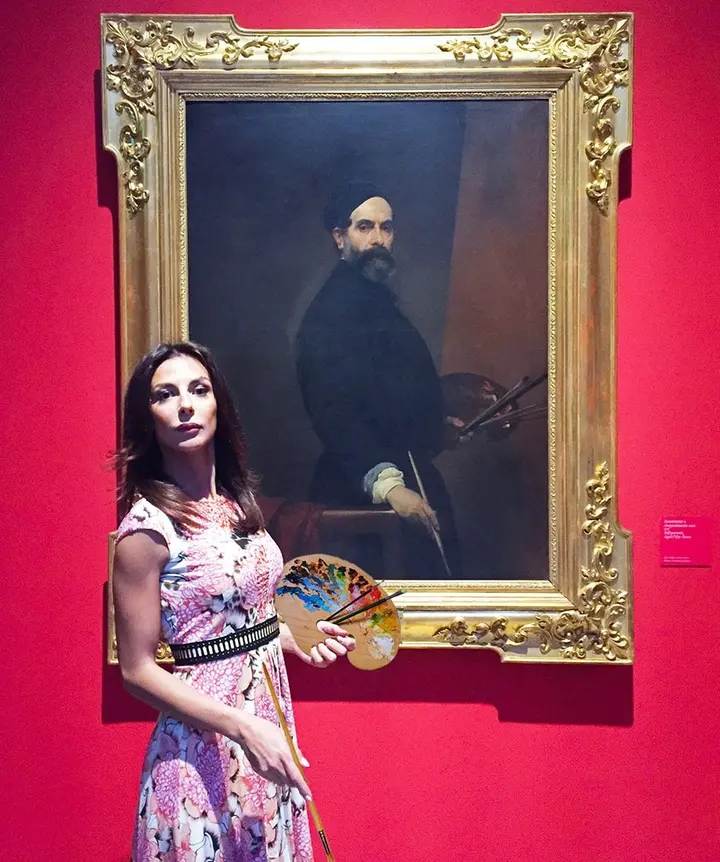 Francesco Hayez, autoritratto - 57 anni — #SelfieadArte di Clelia Patella