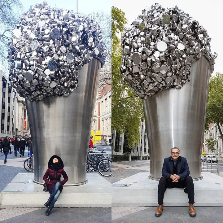 Subodh Gupta, When Soak Becomes Spill — #SelfieadArte di Clelia Patella