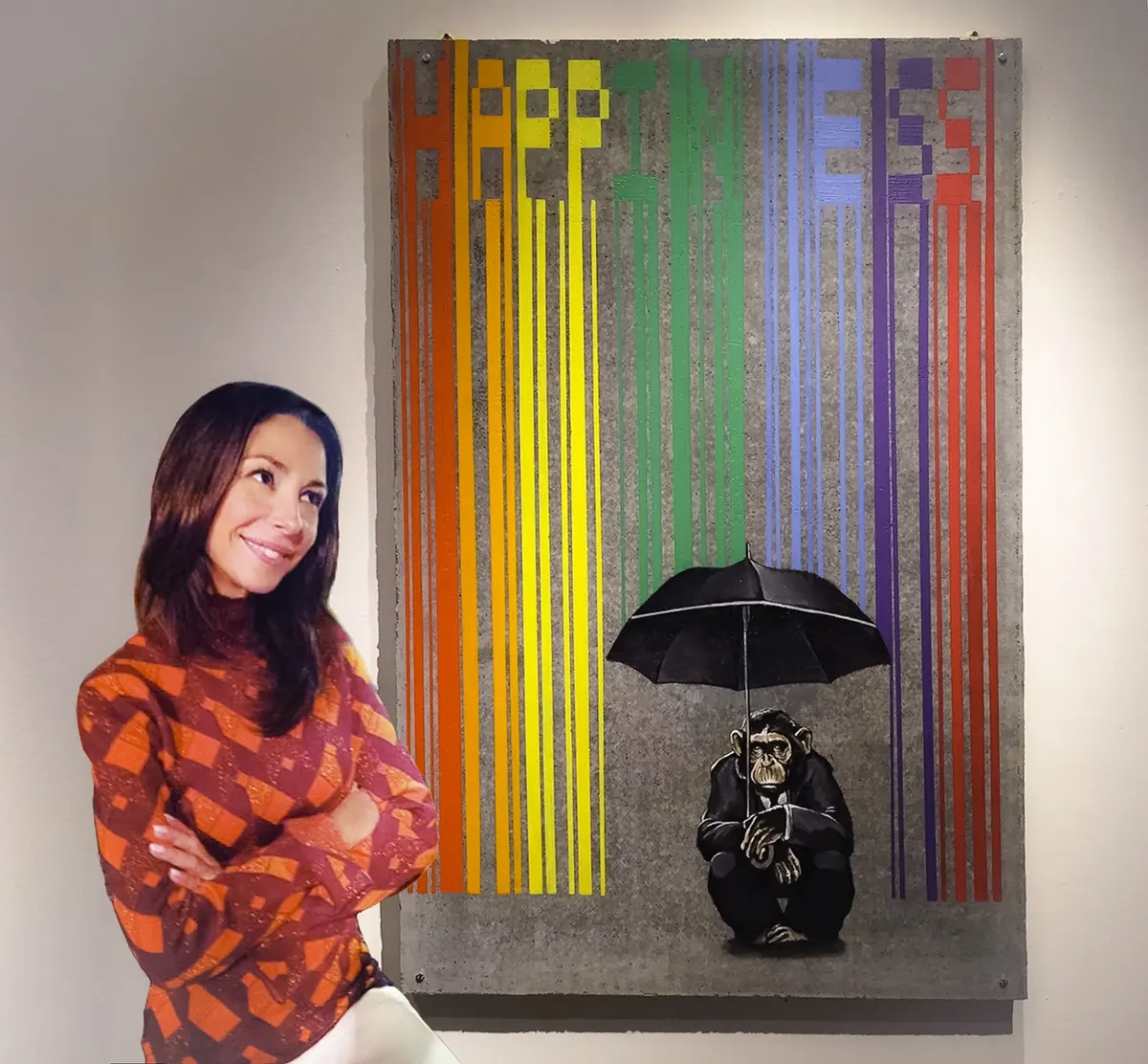 S.Fugazzotto, Happiness — #SelfieadArte di Clelia Patella