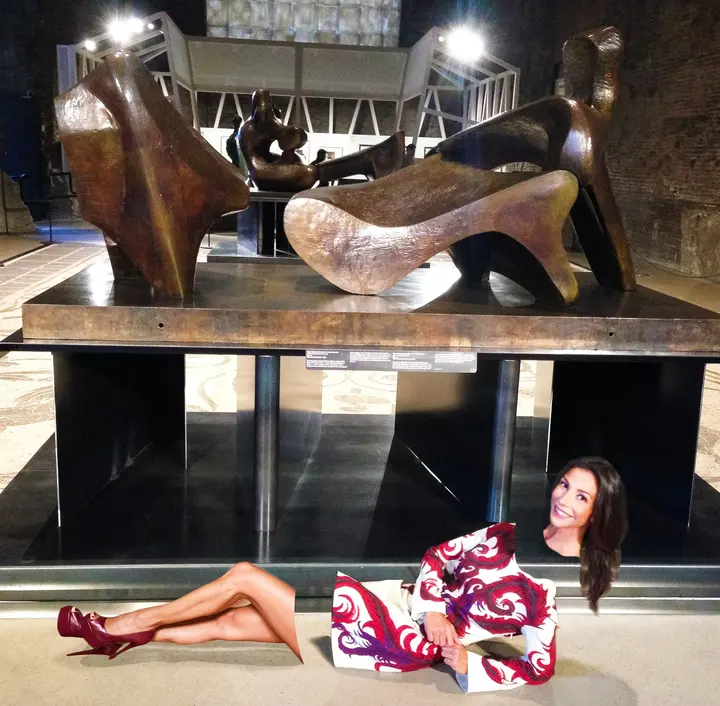 Henry Moore @ Terme di Diocleziano — #SelfieadArte di Clelia Patella