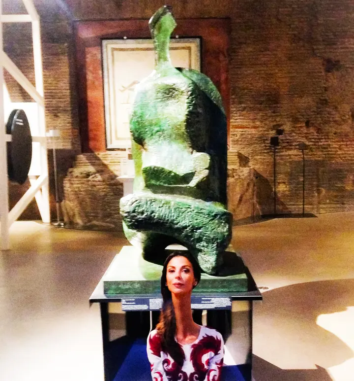 Henry Moore @ Terme di Diocleziano — #SelfieadArte di Clelia Patella