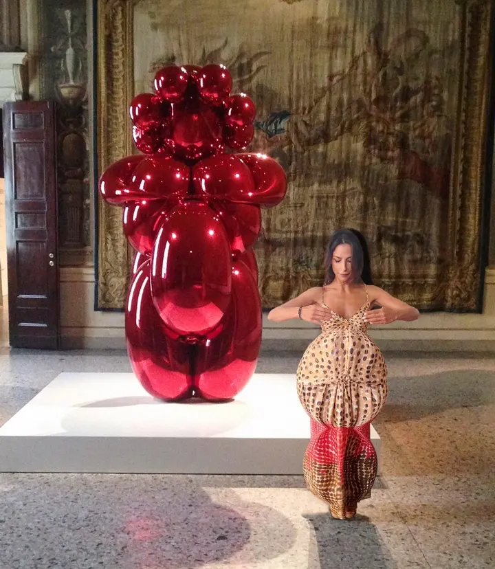Jeff Koons, Baloon Venus — #SelfieadArte di Clelia Patella