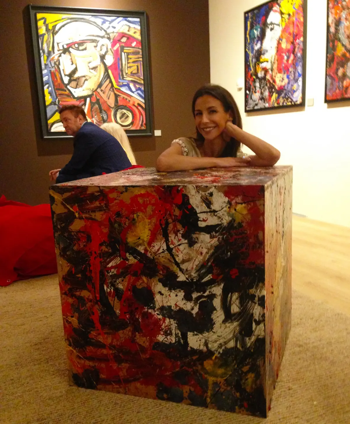 Dario Ballantini, Il cubo — #SelfieadArte di Clelia Patella