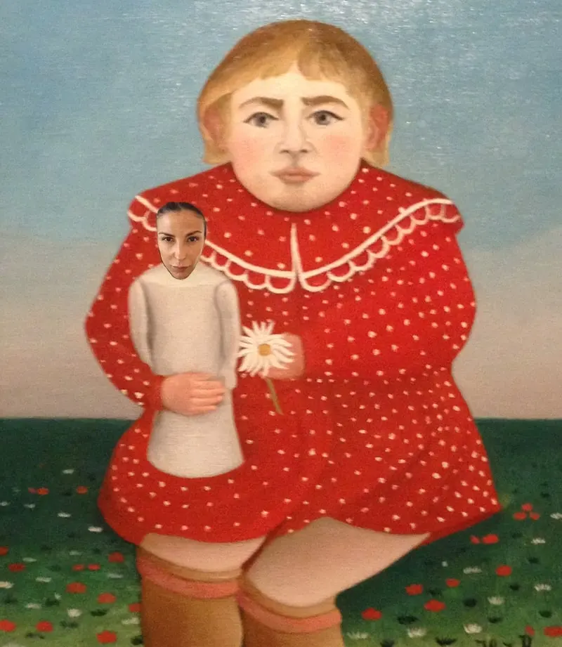 Henri Rousseau, L'enfant à la poupée — #SelfieadArte di Clelia Patella