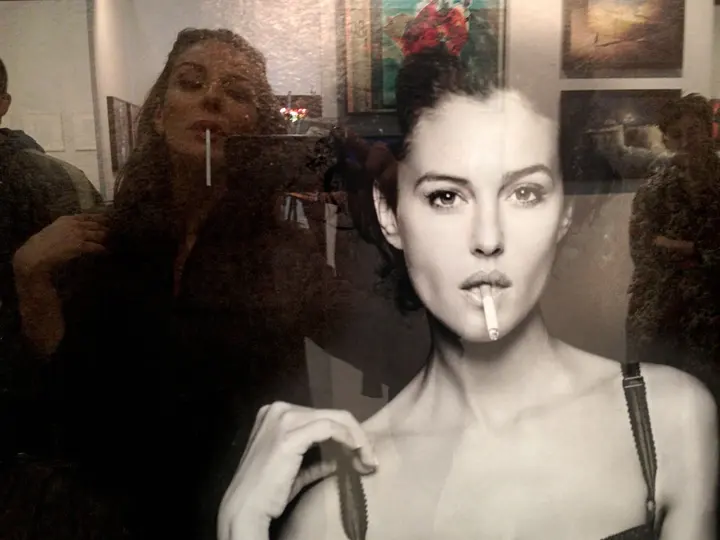 Giampaolo Barbieri, Monica Bellucci per D&G — #SelfieadArte di Clelia Patella