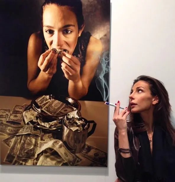 Alessandra di Consoli, Do not share and you'll feel sated — #SelfieadArte di Clelia Patella