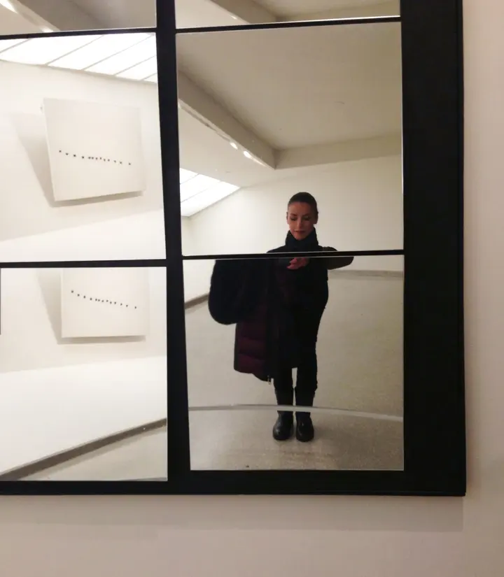 Christian Megert, 6 Mirror Squares — #SelfieadArte di Clelia Patella