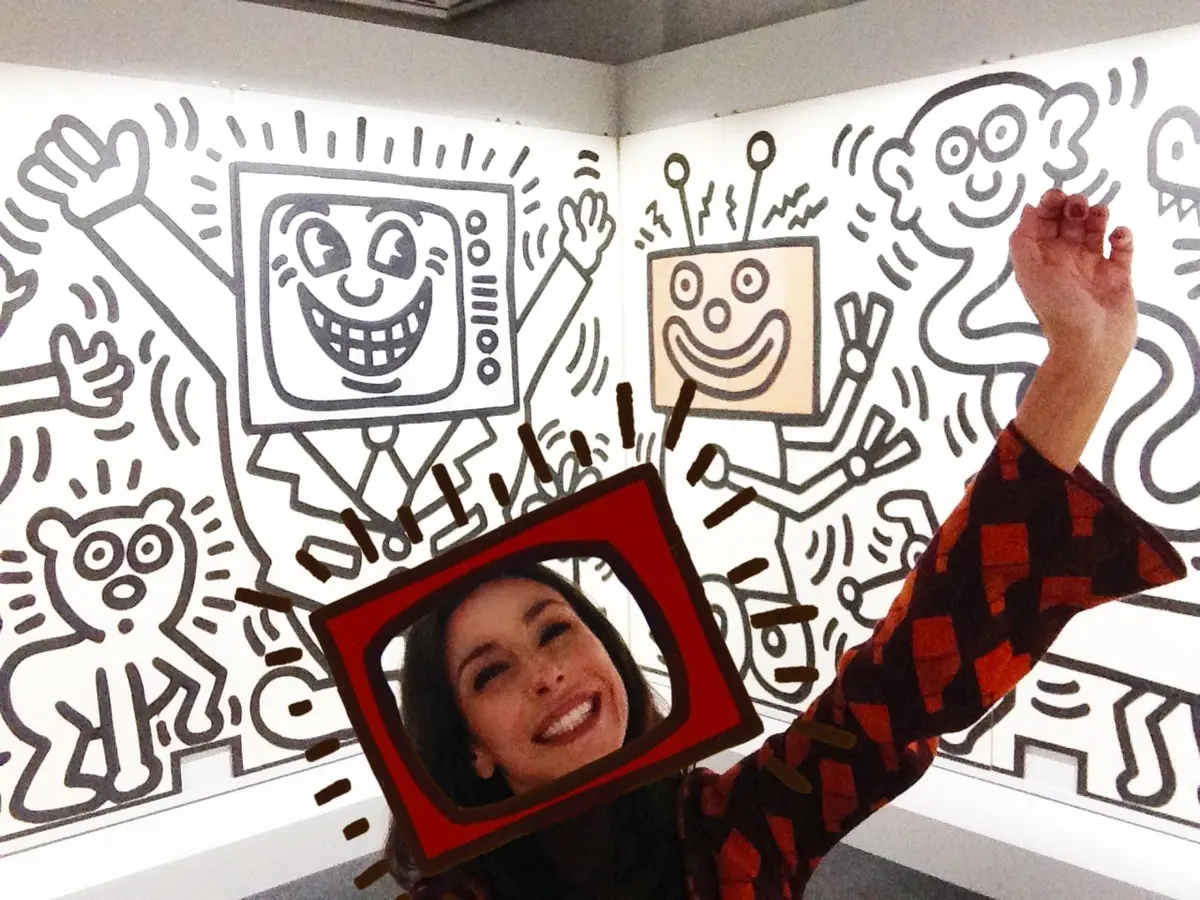 Keith Haring, untitled - Mural for st.Patrick’s Daycare Center, San Francisco — #SelfieadArte di Clelia Patella