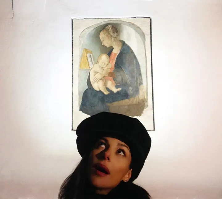 Raffaello, Madonna col bambino — #SelfieadArte di Clelia Patella