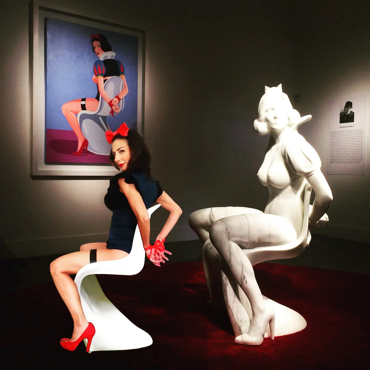 Giuseppe Veneziano, Whiteslave — #SelfieadArte di Clelia Patella