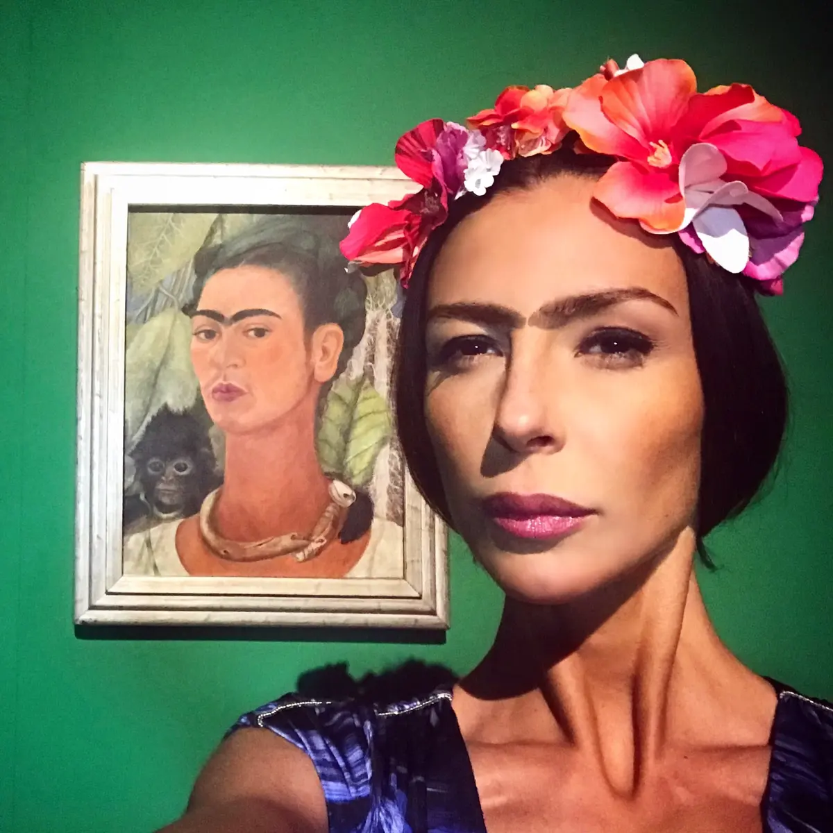 Frida Kahlo - Autoritratto con scimmia, 1938 — #SelfieadArte di Clelia Patella