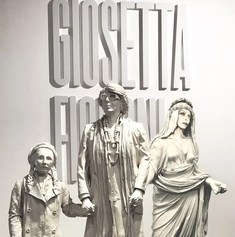 Giosetta Fioroni - Giosetta con Giosetta a 9 anni, 2002 — #SelfieadArte di Clelia Patella
