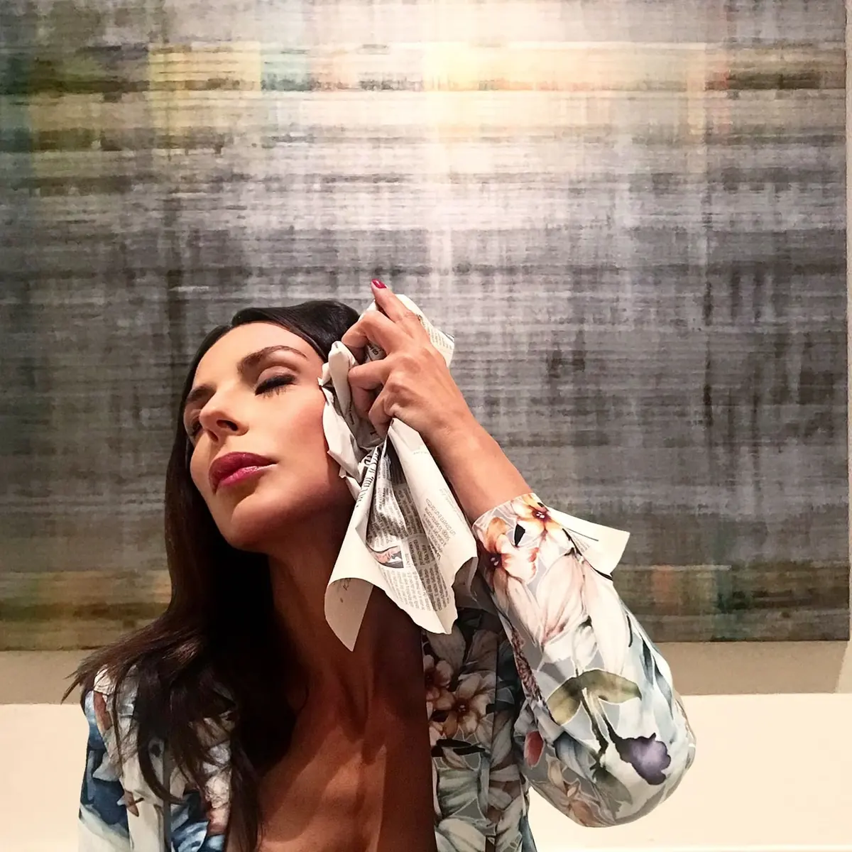 Gianluigi Colin - Sudario, 13 settembre 2017, 2017 — #SelfieadArte di Clelia Patella