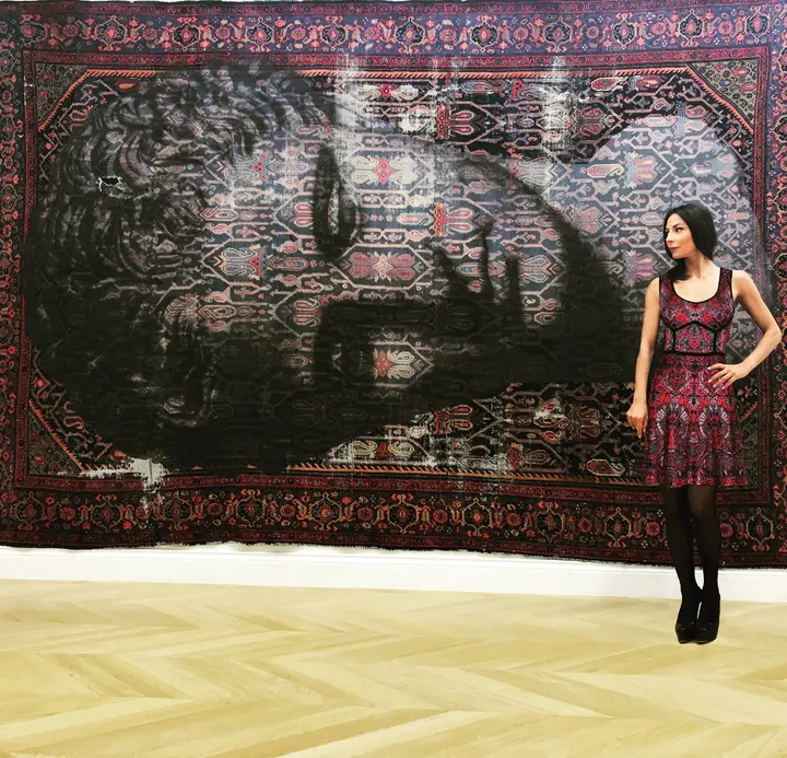 Luca Pignatelli - Persepolis, Senesi Contemporanea — #SelfieadArte di Clelia Patella