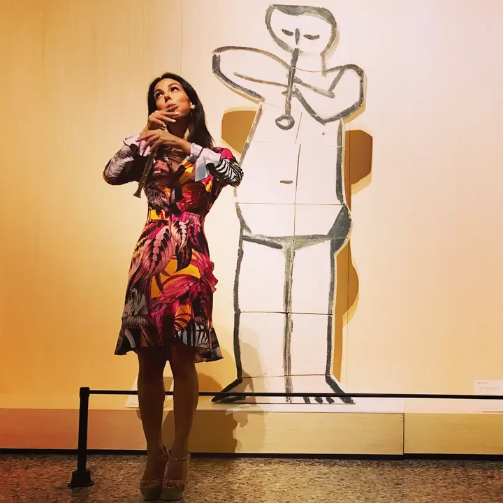 Picasso - Suonatore di flauto stante, 1958 PicassoMetamorfosi — #SelfieadArte di Clelia Patella
