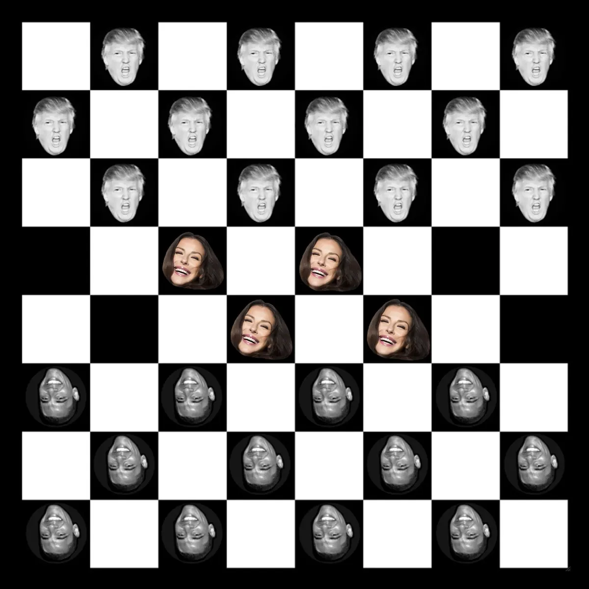 Max Papeschi - The white move and Win — #SelfieadArte di Clelia Patella