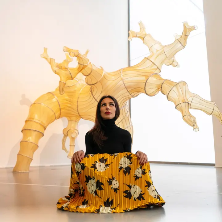 Julia Lohmann - Oki Naganode, 2013 — #SelfieadArte di Clelia Patella