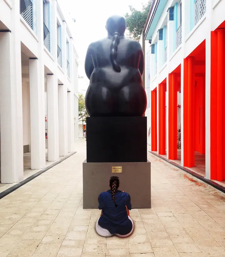 Fernando Botero, Maternity — #SelfieadArte di Clelia Patella